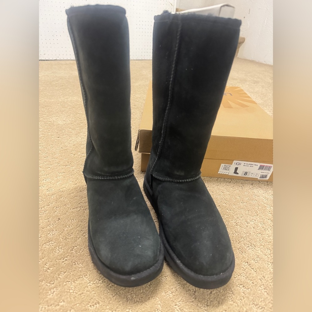 Women’s Black Uggs Size 8